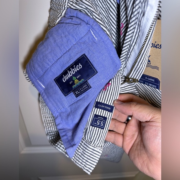 CHUBBIES - Seersucker Flamingo Shorts, Men’s Size XL, 5.5 Inseam, NWT - Picture 10 of 10